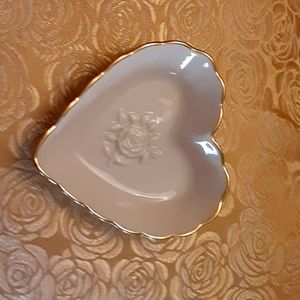Vintage Lenox heart dish collectible